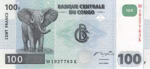 Kongo p.92-2 100 Francs 2000